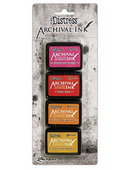 Tim Holtz Distress® Mini Archival Ink™ Warm Tones Kit