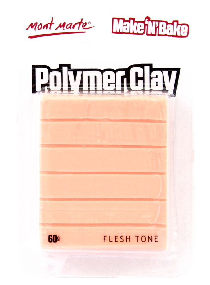 Make n Oven Bake Polymer Clay, Flesh Tone Pink Peach, 60g, cla0071