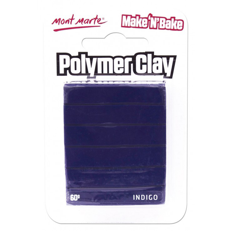 Make n Oven Bake Polymer Clay, Indigo Blue Purple, 60g, cla0074
