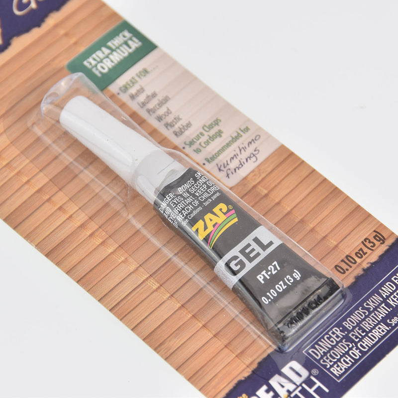 Zap Jewelry Gel Glue, 3g tube, 0.1 oz., adh0047