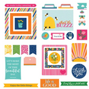 Beautiful Day Ephemera by PhotoPlay - 30 Spring Summer Floral Flower Cardstock Pieces for Scrapbooking, junk journaling pap0024