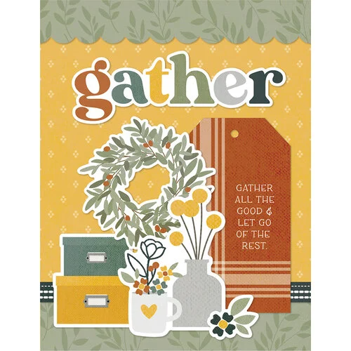 Happy Greetings - Simple Stories Cards Card Kit, Fall Hello Thinking of You Happy Cards pap0077