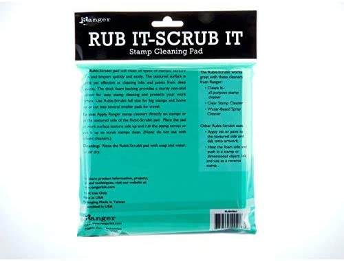Ranger Rubit-Scrubit™ Pad, stamp cleaning pad, rubber and clear non-skid cleaner, pap0053