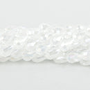 12mm Teardrop Crystal Beads, CLEAR AB Faceted Transparent Glass Crystal Beads, 21 beads, bgl1816