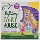 DIY Light Up Fairy House, Personalize with Paint, Creative Roots, kit0353