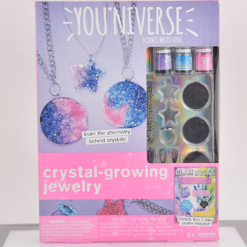Crystal Growing Jewelry, Youniverse Science Meets Style, kit0350