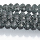 8mm MONTANA BLUE GRAY Crystal Rondelle Beads 72 beads bgl1674