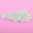 12mm Matte PALE BLUE GREEN Glass Beads Round x10 beads bgl1715