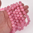 12mm Round Cat Eye Beads, Pink, Faceted Glass, strand, bgl2027