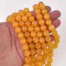 12mm Round Cat Eye Beads, Yellow, Faceted Glass, strand, bgl2029