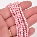 4mm Round Cat Eye Beads, Pink, Glass, strand, bgl2055