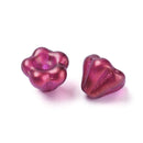 25 Czech Glass Flower Beads, 6.5mm, Mixed Colors, bgl2070