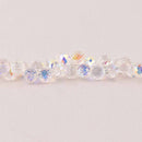 8mm Quartz Crystal Briolette Beads, 4 beads, bgl2072