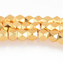 3mm Round Gold Beads gold plated over copper about 50 beads bme0479