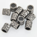 10 Gunmetal Barrel Metal Beads Spacer Beads 10mm bme0515