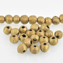 12mm African Brass Beads, Round, x10 beads, bme0611