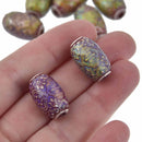 21mm Mood Beads, Oval, 2 beads, bme0710