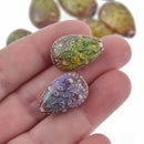 23mm Mood Beads, Teardrop, 2 beads, bme0712