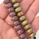 Rondelle Mood Beads, 12mm, 5 beads, bme0736