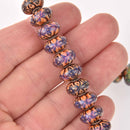 Rondelle Mood Beads, 12mm, 5 beads, bme0736