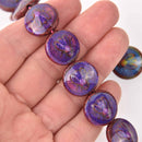 19mm Mood Beads, Bee on Puffed Coin, 4 beads, bme0740