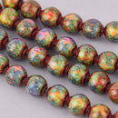 Round Mood Beads, 11mm, 5 beads, bme0745