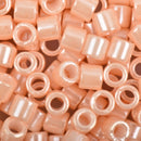 Size 8/0 Miyuki Delica Seed Beads, Peach Ceylon, 6.8 Grams, Color DBL-1532-TB, bsd0009a