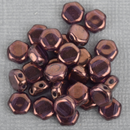 30 Honeycomb Beads, 6mm, TANZANITE VEGA, Plum Purple Opaque Czech Glass Beads, bsd0121