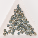 SuperDuo Sapphire Matte Rembrandt 2-Hole Seed Beads 2.5x5mm, 5-Inch Tube, du0530060-83500, bsd0163