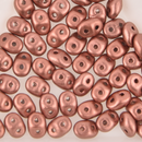 SuperDuo Crystal Bronze Copper 2-Hole Seed Beads 2.5x5mm, 5-Inch Tube, du0500030-01780 bsd0174