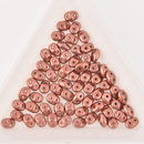 SuperDuo Crystal Bronze Copper 2-Hole Seed Beads 2.5x5mm, 5-Inch Tube, du0500030-01780 bsd0174