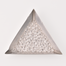 SuperDuo Crystal Clear, 2-Hole Seed Beads 2.5x5mm, 5-Inch Tube, DU0500030 bsd0895