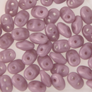 SuperDuo Opaque Violet Purple Lilac 2-Hole Seed Beads 2.5x5mm, 5-Inch Tube, DU0523020 bsd0910