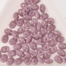 SuperDuo Opaque Violet Purple Lilac 2-Hole Seed Beads 2.5x5mm, 5-Inch Tube, DU0523020 bsd0910