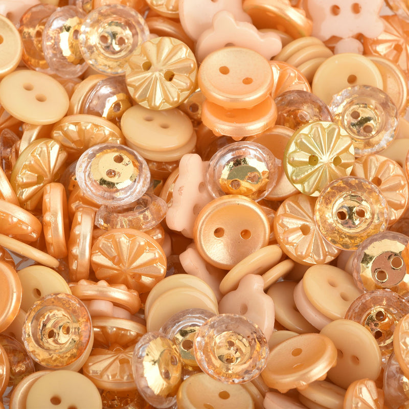 50 grams BEIGE Buttons Mixed styles and sizes but0267