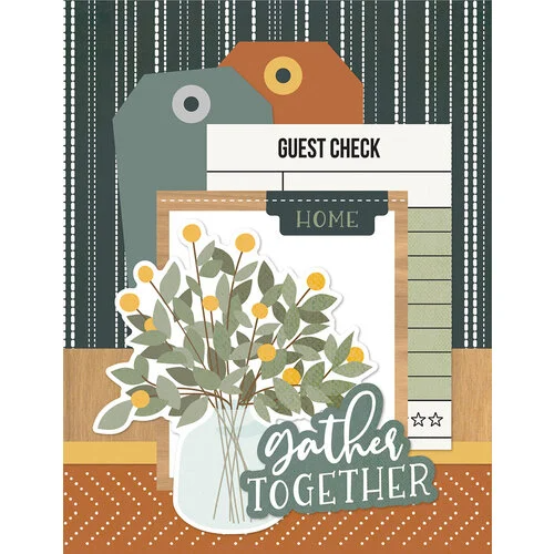 Happy Greetings - Simple Stories Cards Card Kit, Fall Hello Thinking of You Happy Cards pap0077