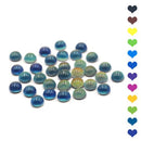 8mm Cabochon Domes, Mood Beads, Temperature Changing, 10 pcs, cab0684