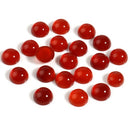 2 pcs 6mm Red Agate Cabochons, cab0700