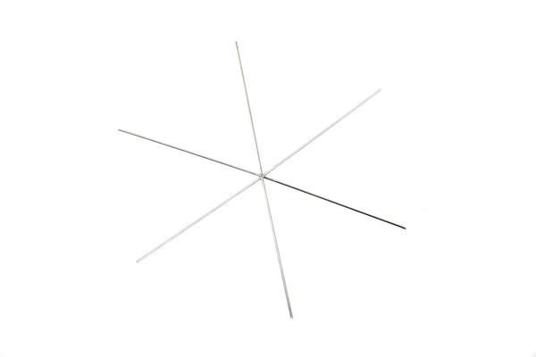 8 WIRE SNOWFLAKE ORNAMENT Blanks, 3.75" wide, cft0047