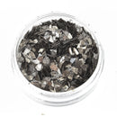 BLACK ONYX GUNMETAL Glass Glitter Shards for Ice Resin by Ranger .45oz cft0095
