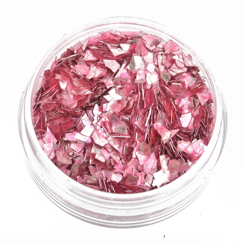 PINK PRIMROSE Glass Glitter Shards for ICE Resin by Ranger .45oz cft0100