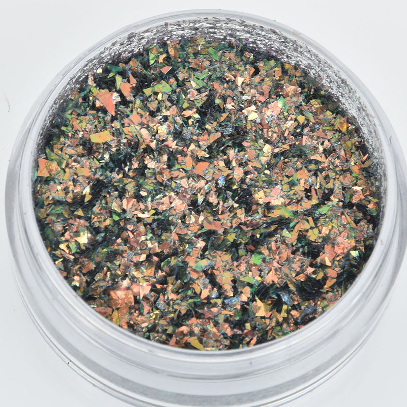 FIRE OPAL Glass Glitter Shards for Ice Resin by Ranger .25oz cft0103