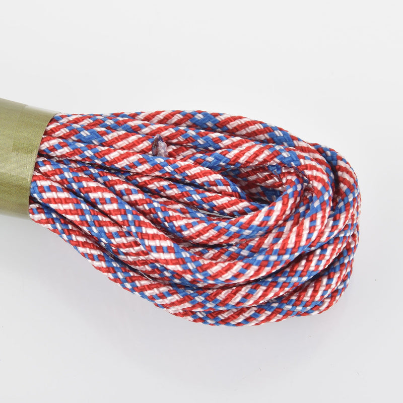 16ft Paracord 550 Red White Blue Patriot 4.8mm Parachute Cord cft0135