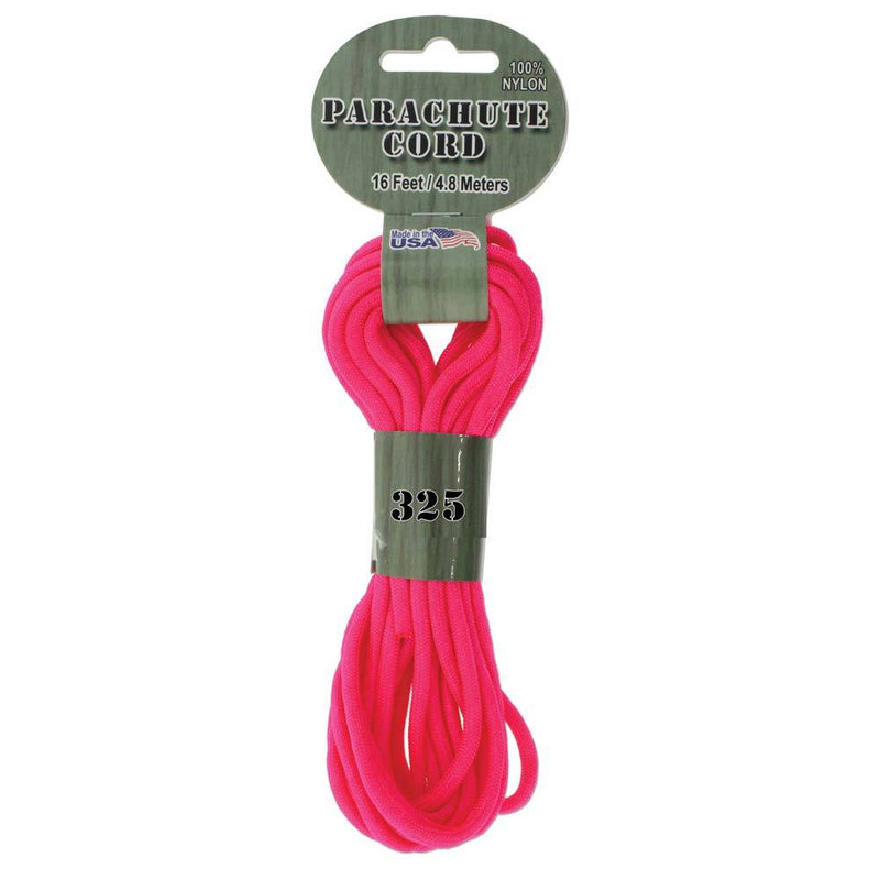 21ft Paracord 325 Neon Pink 3mm Parachute Cord cft0149
