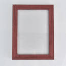 5x7" Wood Picture Frame, Dusky Red Chalk Paint, made in USA cft0224