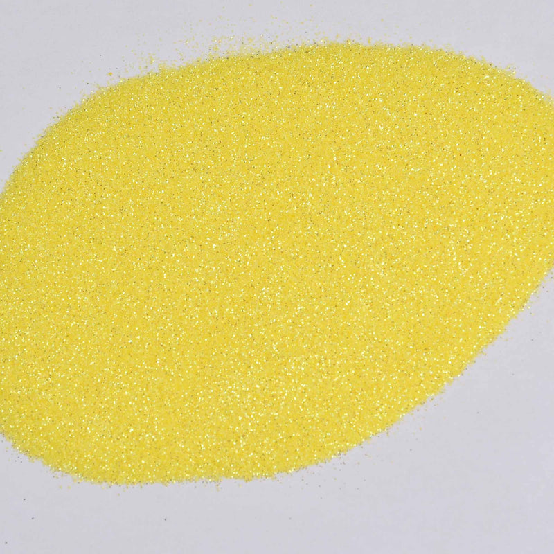 Fine Glitter, Happy TX, Glitter Done, Yellow Iridescent, 2oz shaker bottle, cft0254