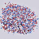 Chunky Glitter, Lonestar Flag, Red White Blue, Glitter Done, 1.5oz shaker bottle, cft0266