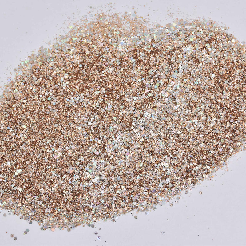 Chunky Gold Glitter, Sonora, Holographic, Glitter Done, 1.5oz shaker bottle, cft0267