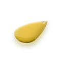 5 YELLOW Enamel Teardrop Charms, double sided, 21x13mm, chs3340