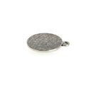 5 Silver Coin Charms, Silver Coin with Gold Heart, FAITH HOPE LOVE, round coin charms, 24x20mm, chs3449